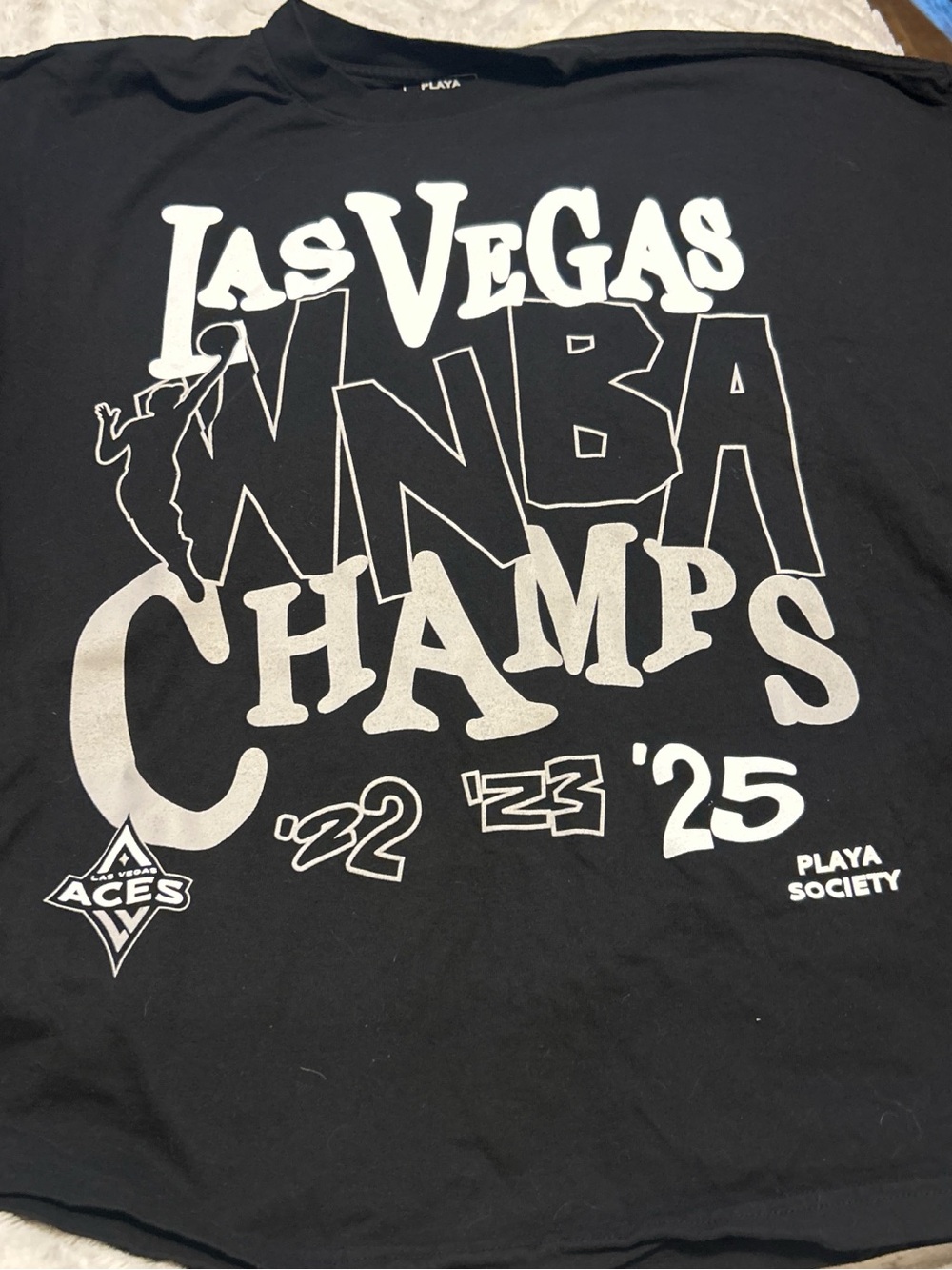 Society Black Las Vegas WNBA Champs Graphic Tee